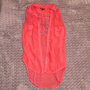 See through throw over